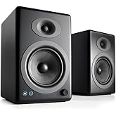Audioengine A5+ Powered Bookshelf Speakers – 150W High-Fidelity Studio Monitors for Music, Gaming, Turntables & Home Theater