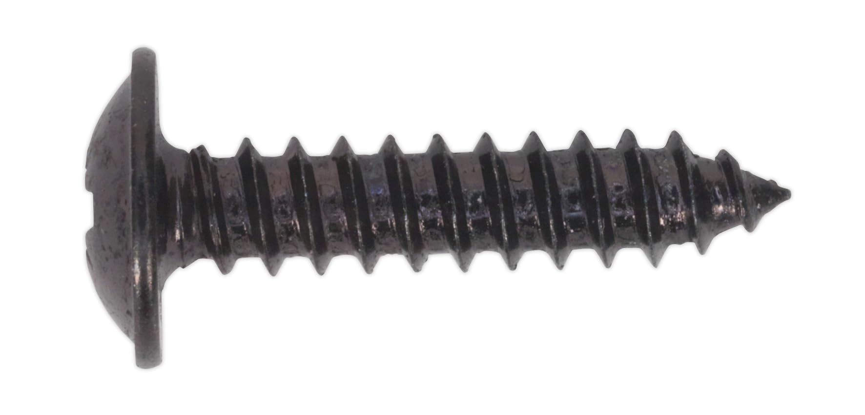 Sealey BST4219 Self Tapping Screw 4.2 x 19mm Flanged Head Black Pozi BS 4174 Pack of 100 — image 1