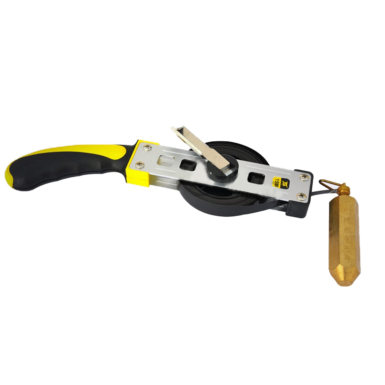 Vobor Oil Tank Gauging Tapes - Carbon Steel Explosion-proof Oil Gauging Tape with Brass Plumb Bob for Fuel Tank (20M)