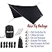 Gorich Large Hammock Rain Fly, Tent Tarp. Premium Waterproof Hammock Shelter. Lightweight Ripstop Nylon 210D. Fast Set Up. No Instructions Needed. A Hammock Camping Essential! 12x9ft HEX