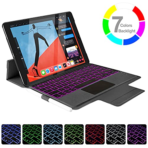 iPad Keyboard Case with Touchpad for 9.7 inch, iPad 2018 (6th Gen),iPad