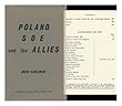 Poland, S.O.E. and the Allies