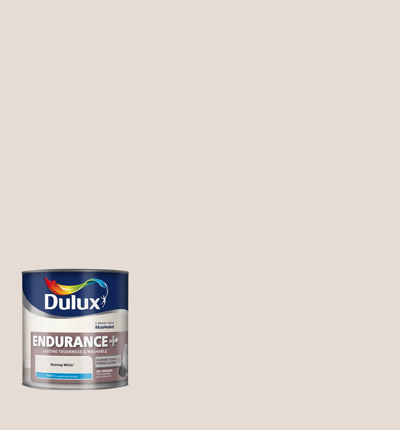 Dulux Endurance Matt Paint for Walls 2.5 L Nutmeg White eBay
