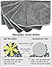 SINLAND Microfiber Cleaning Cloth Ultra Absorbent Softer Towel Reusable Cloth No Streak Lintless Cleaning Clothes for Home, Kitchen, Car, Window Use 12x12 Inch Slate Grey 6 Pack