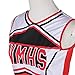 Colorful House Womens Cheerleader Costume Uniform Fancy Dress Red, US 14-16 (XL)
