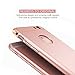 Willnorn Electroplate Frame Ultra-thin Hard Case for Apple iPhone 6/6s, Rose Gold