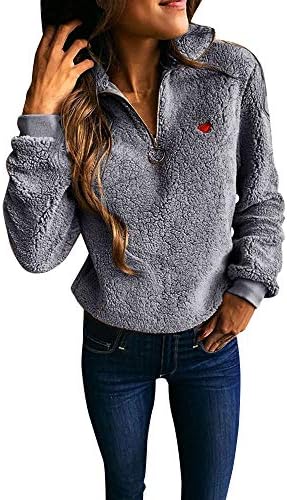 Besooly Women Plus Size Hooded Jacket Coat Long Zipper Sweatshirt Irregular Zipper Casual Winter Hoodies Outwear Tops