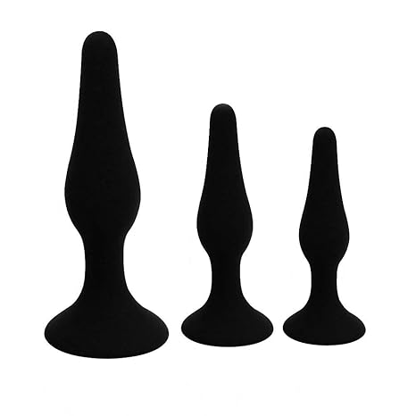DOGZI Fetisch Masturbation Sex Spielzeug Metall Anal Butt Plug Analplug Hook Anal ButtPlug, 3pcs Sexuelle Spiel Butt Toys Ana