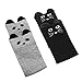 Cotton Girls Socks Ordenado 2/4 Pairs Animal Knit Knee High Socks for Kids