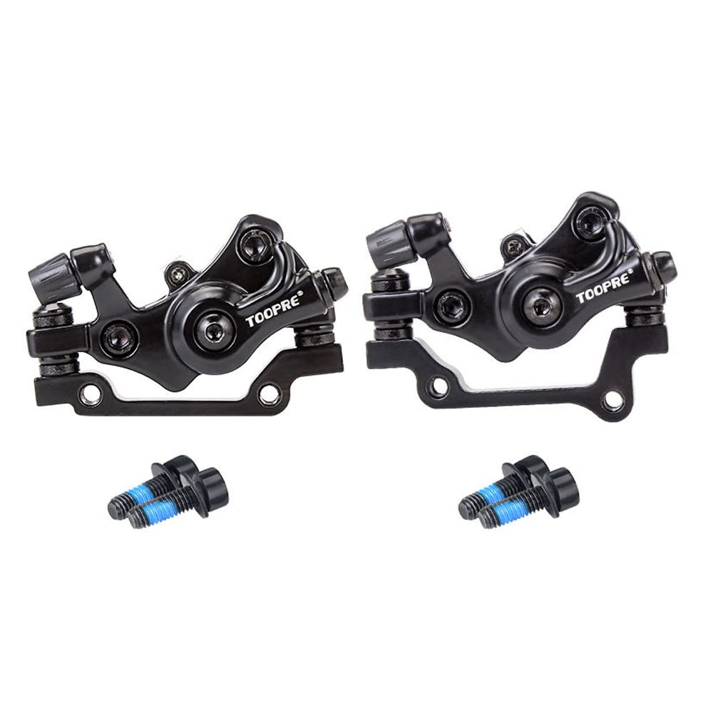 Mimoke Bicycle Brake Front/Rear Brake Aluminum Alloy Outdoor Brake Disc, Mountain Mechanical Caliper (Front & Rear)