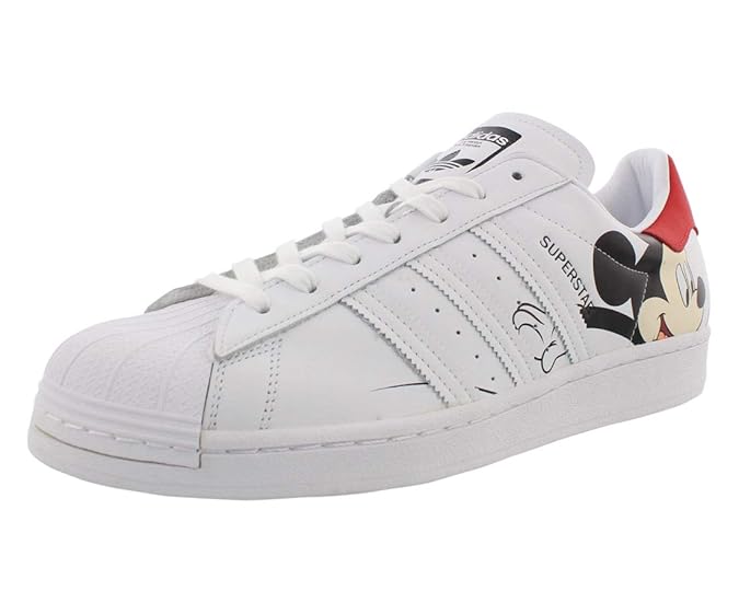 Buy adidas Men's X Disney Mickey Mouse Superstar Casual Shoes (Cloud White/Core Black, Numeric_8 
