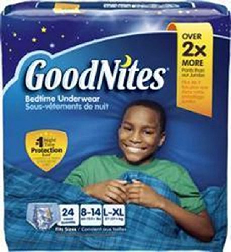 6943364PK - Goodnites Youth Pants for Boys Large/X-Large, Big Pack
