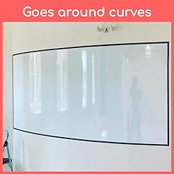 Whiteboard Wallpaper, Large 4x10 ft Peel and Stick
