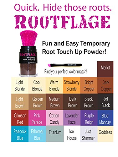 Root Touch Up Hair Powder - Temporary Hair Color, Root Concealer, Thinning Hair Powder and Concealer and Applicator with Detail Brush Included, .35 oz (02 COTTON CANDY PINK)
