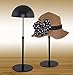 Queens Adjustable Height Hat Stand Metal Dome Shape Design Tabletop Wig Display Rack