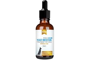 Kilab Natural Yeast Infection Treatment for Dogs. Supports Healthy Itch Relief, Inflammation Relief, Allergy Relief & More. Dog Yeast Infection Treatment. (60 ML)