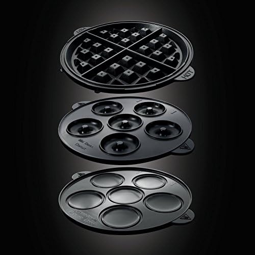 Russell Hobbs Gaufrier 3en1 900W, Plaque Gaufre, Cupcake et Donut - 24620-56 Fiesta - Cuisine A Vivre Russell Hobbs Gaufrier 3en1 900W, Plaque Gaufre, Cupcake et Donut - 24620-56 Fiesta