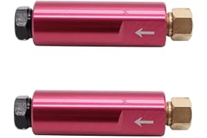 2 pcs/set Red 1964-70 10LB Residual Brake Pressure Check Valve Hot Street Custom Rod