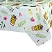 WERNNSAI Hawaiian Luau Table Covers - 54” x 108” Disposable Plastic Tablecloth Aloha Tiki Party Supplies Summer Pool Tropical Party Decorations