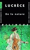 Lucrece, de la Nature (Classiques En Poche) (French and Latin Edition) by