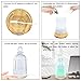 MADETEC Aromatherapy Glass Oil Diffuser Ultrasonic Wood Grain Essential Oil Diffuser Humidifiers with 7 Changing Color Led Light,Auto Shut-off for Home Bedroom Office (120ml)thumb 3