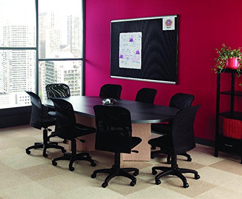 Quartet Bulletin Board, 3' x 2', Embossed, Hi-Density Foam, Aluminum Frame (B343A)