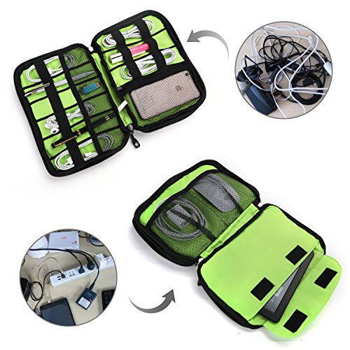 Electronics-Organizer-Jelly-Comb-Electronic-Accessories-Cable-Organizer-Bag-Waterproof-Travel-Cable-Storage-Bag-for-Charging-Cable-Cellphone-Mini-Tablet-and-More