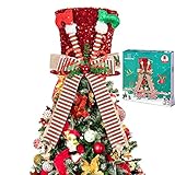 HMASYO Christmas Tree Topper - Elf Legs Tree Topper
