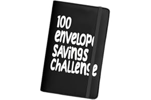 Money Saving Binder, 100 Envelopes Money Saving Challenge, Savings Challenge Book, Savings Budget Binder Planner for Easy Sav
