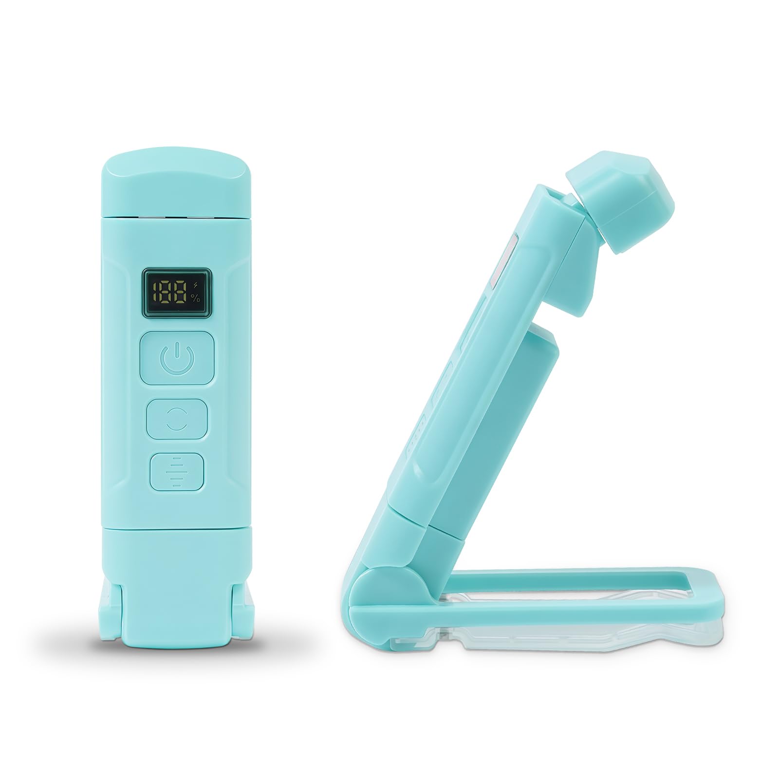 Photo 1 of Bsdgeclogy Rechargeable Book Light with Timer, 3 Color Temperatures, 6 Brightness Levels, Clip-on Book Lights for Reading at Night, Great Gift for Book Lovers (Blue, Digital-Timer)