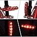 Bike Rear Light Waterproof Warning Safety Tail Light - Super Bright Bicycle Back Lamp for Mountain Bike, Any Road Bike - Easy to Install