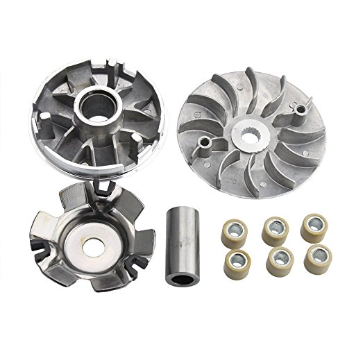 Oda Motorcycle Clutch Assembly Variator Assy Complete Variator Drive Wheel Assy CVT Complete GY6 Scooter Roller 150cc 125cc 157QMJ K075-005 - Thumbnail 5