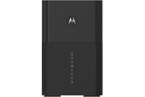 Motorola MT8733 WiFi 6 Router + Multi-Gig Cable Modem + 2 Phone Ports | for Comcast Xfinity Voice and Gigabit Internet Plans Up to 2500 Mbps | AX6000 | DOCSIS 3.1 | with Smart Motosync App