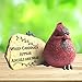BANBERRY DESIGNS Cardinal Gifts - Memorial Message Desk Plaque - When Cardinals Appear Angels are Near - in Loving Memory Keepsake - 3.5