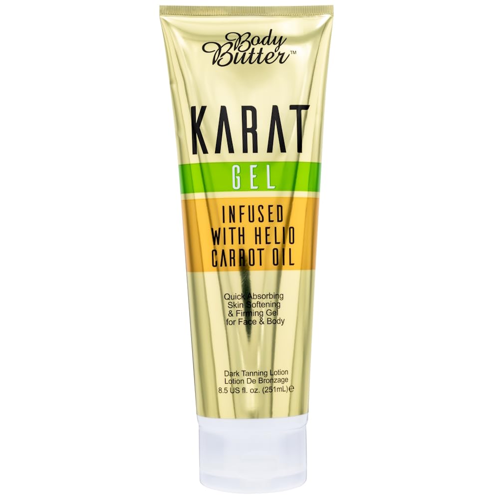 Body Butter Karat Gel Accelerator Tanning Lotion - Infused with Helio Carrot Oil (251ml)