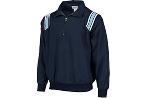SMITTY OFFICIAL'S APPAREL Smitty | BBS-320 | Major League Style | Baseball Water Resistant Microfiber Shell Pullover Umpire Jacket