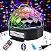 Outgeek DJ Lights, 9 Color LED Bluetooth Stage Lights DJ Stage Lighting Rotating Crystal Magic Ball Light Sound Activated Light with Remote Control MP3 Play and USB for Disco Xmas KTV Club Pub Show