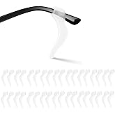 SMARTTOP Eyeglass Ear Grips -20 Pairs eye glasses ear grippers Anti-slip Holder, Silicone Ear Hook, eyeglasses ear grip Sleeve Retainer for Sports Glasses, Sunglasses Reading Glasses