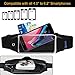 QUANFUN Running Belt for Women Men, Fanny Pack, Belt Bag, Money Belt, Waterproof Workout Waist Pouch Phone Holder with Touchscreen, Gym Running Gift Gear Accessories fits Phones UP to 6.5