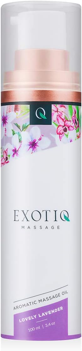 Exotiq Aromatic Massage Oil - Lovely Lavender, 100ml, White, 100 ml (Pack of 1)