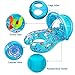 Baby Floats for Pool baby swimming ring, Baby Mom Swimming Ring with Removable Sun Conopy for Swim Training, Ridable Safe Baby pool Float with Drop Seat