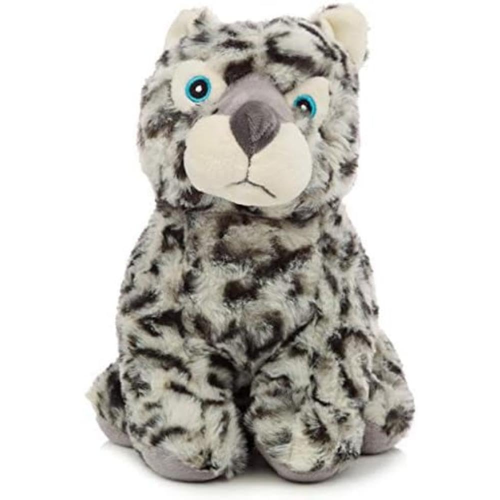 Puckator Snow Leopard Plush Door Stop - Door Stop Stoppers Stops Indoors - Door-Stops Wedge Stoper - Accessories - Peel Stop - Home Office Doorstops Doorstopper for Kids Improvement