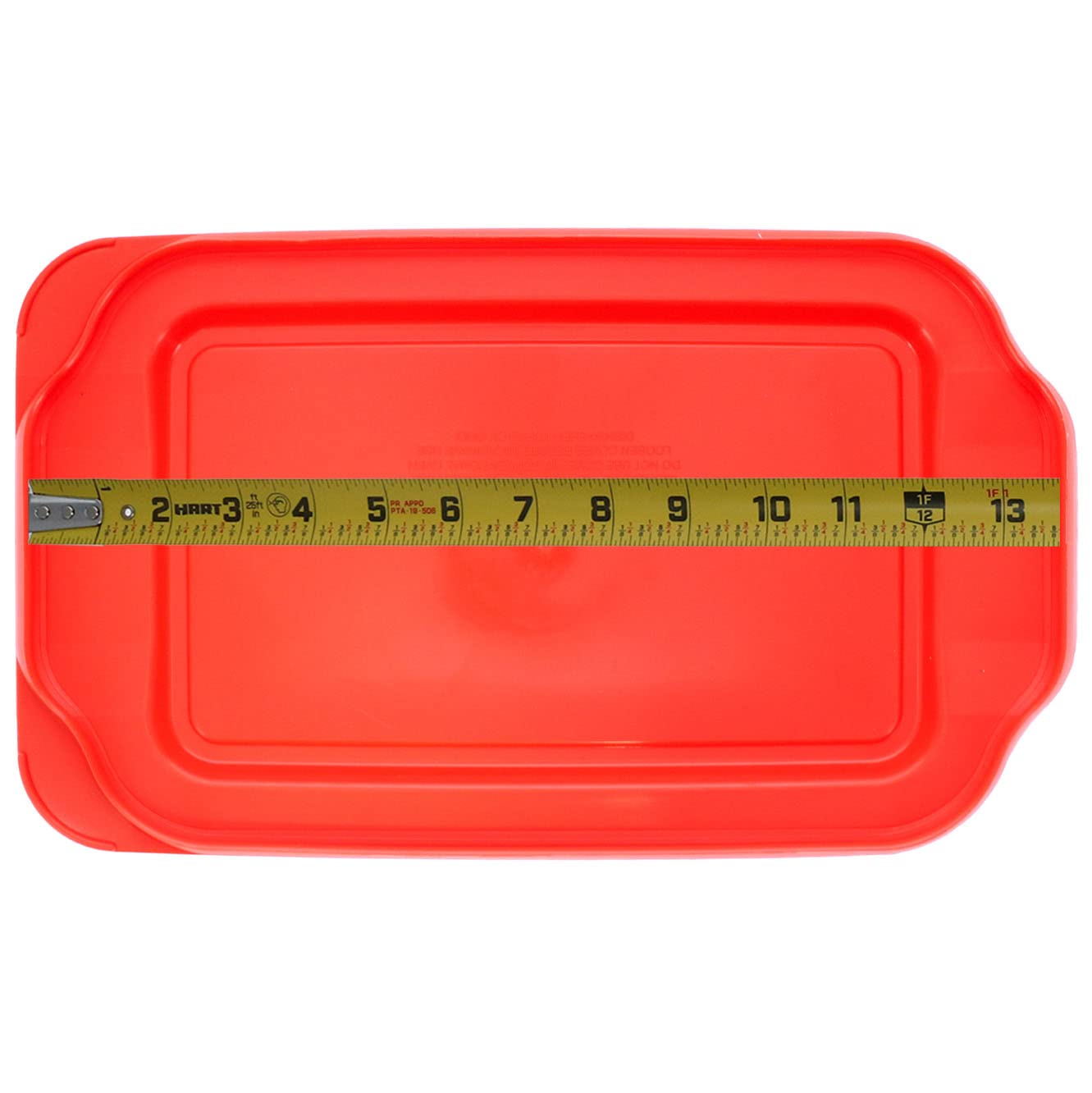 Basics 2-qt Oblong with red cover