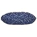 NIANWUDU Chichitop Beaded Sequin Design Flower Evening Purse Large Clutch Bag, Navy Blue
