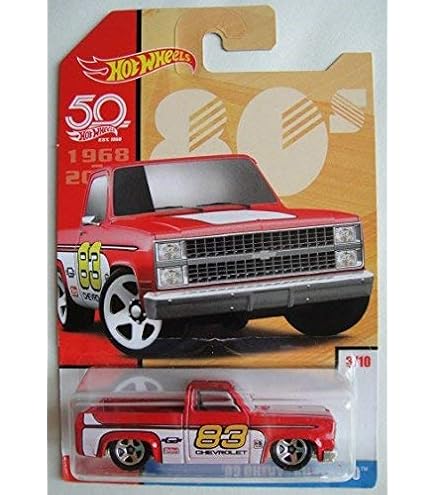 Amazon.com: Hot Wheels 1983 Chevy Silverado Vehicle : Toys & Games