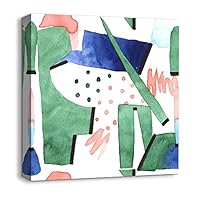 Canvas Wall Art Abstract Color Canvas Prints Home Artwork Decoration for Living Room,Bedroom - 12x12 inches