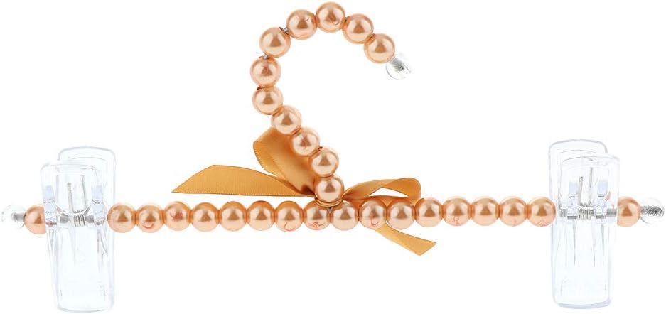 Ipotch 5pcs Cintres Perles Enfant Bebe En Plastique Elegant Pour Vetement Avec Nœud A Deux Boucles Elegante 24cm Blanc Cuisine Et Maison Rangement Et Organisation Lawawarenesssociety In
