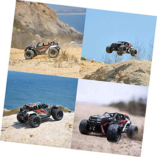 Remote Control Car, RC Truck 4X4 Off Road-All Terrain, 1/18 Scale 2.4Ghz 36+KM/H High Speed Drift Car, Remote Control Truck with 2x1200mAH Rechargeable Batteries, Toy RC Car for Kids & Adults