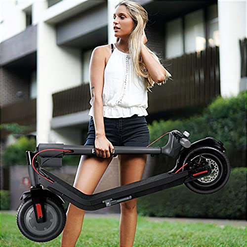 FIDICO Electric Scooter, 350W Brushless Motor, 10’’ Solid Tires, Up to