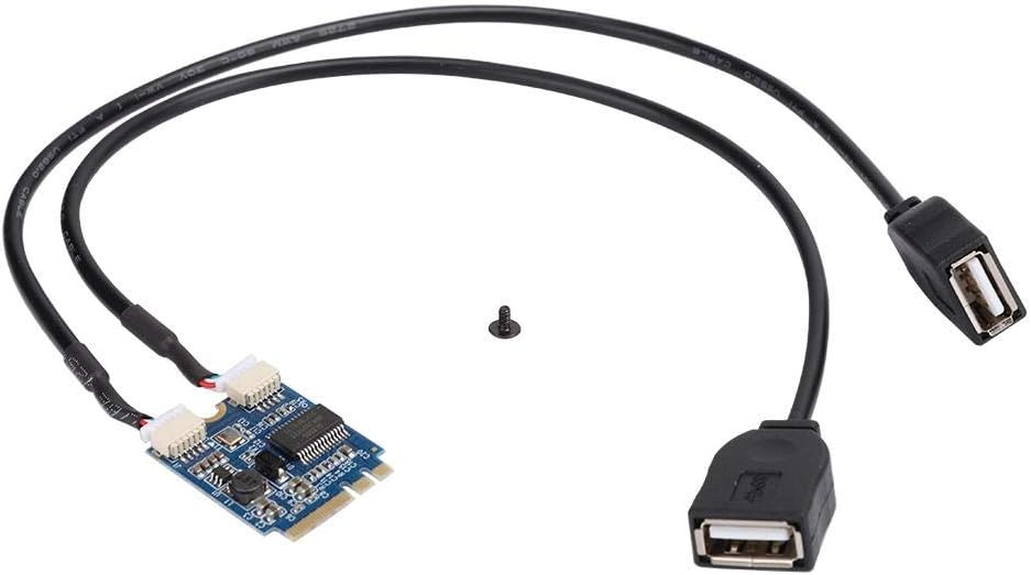 Sutinna KEY A-E to USB 2.0 Expansion Card, Easy Installation M.2 NGFF to USB Riser Card, for M.2 KEY A-E Interface Notebook - Image 5